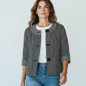 Black and White Jacket‎